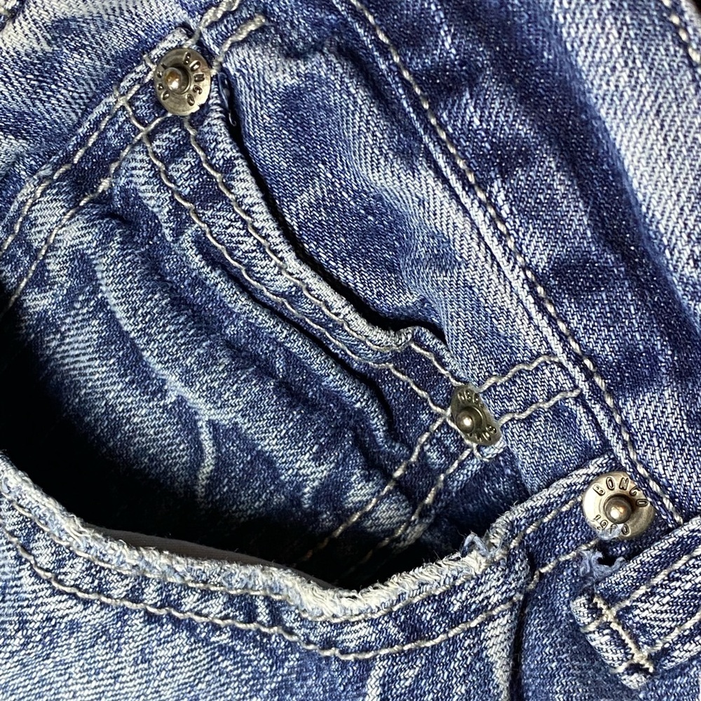 Vintage Bongo Jeans distressed straight leg jeans - Picture 8 of 16